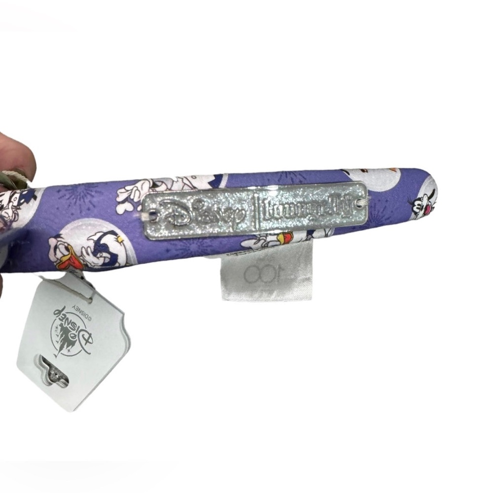 Disney100 Platium and Purple Mickey & Friends Loungefly Minnie Ear Headband - Picture 3 of 3